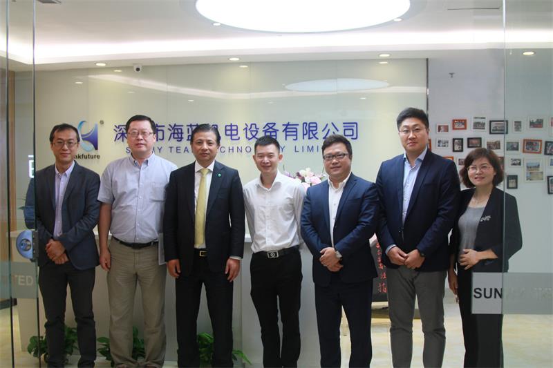 熱烈歡迎三菱電機自動化蒞臨海藍機電參觀指導工作！